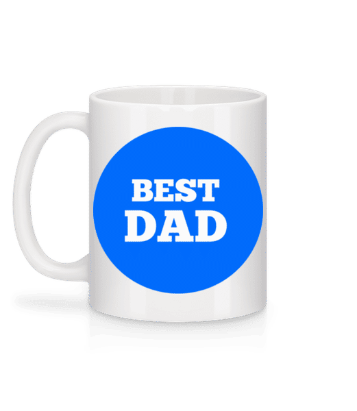 Aperçu: Best Dad - Mug en céramique blanc - Blanc - Derrière