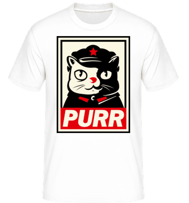 Purr -  T-Shirt Shirtinator homme - Blanc - Devant