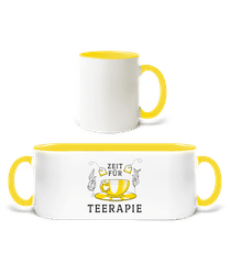 Zeit Für Teerapie · Tasse zweifarbig