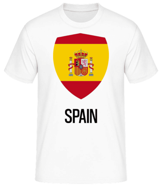Preview: Spain - Men's Basic T-Shirt - White - Front