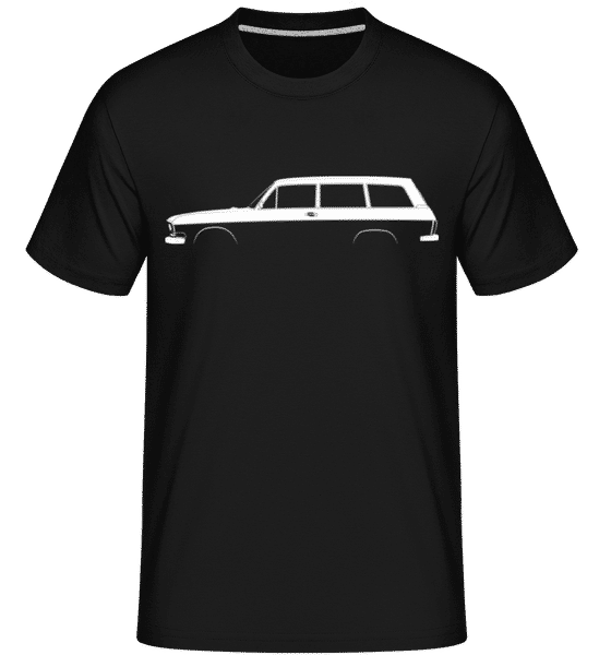Aperçu: 'Audi 80 Variant F103' Silhouette -  T-Shirt Shirtinator homme - Noir - Devant