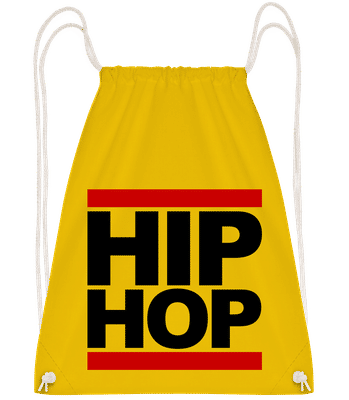 Hip Hop Logo - Turnbeutel - Gelb - Vorn