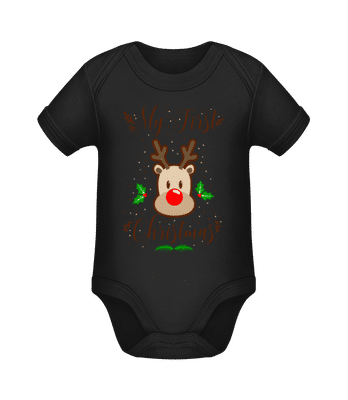 My First Christmas - Bio body pre deti - Čierna - Predné