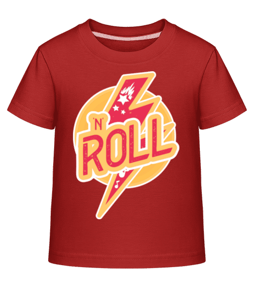Aperçu: 'N' Roll - T-shirt shirtinator Enfant - Rouge - Devant