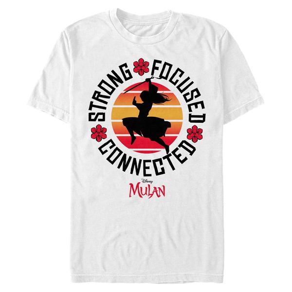 Aperçu: Disney - Mulan - Mulan Strong Focus - Homme T-shirt - Blanc - Devant