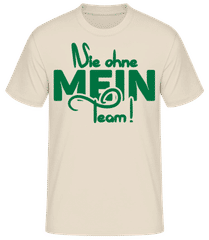 Nie Ohne Mein Team · Männer Basic T-Shirt