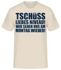Tschüss Niveau · Männer Basic T-Shirt