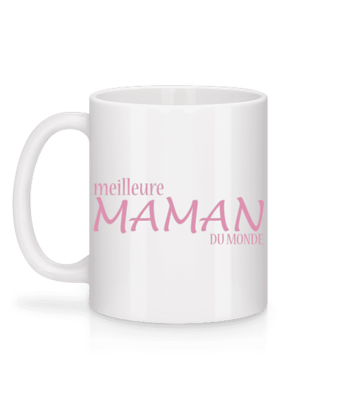 Aperçu: Meilleure Maman Du Monde - Mug en céramique blanc - Blanc - Derrière