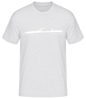 'Mercedes-Benz SLK R170' Silhouette - Men's Basic T-Shirt - Heather grey - Front