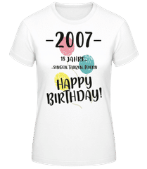 2007 18 Singen Tanzen Feiern · Frauen Basic T-Shirt