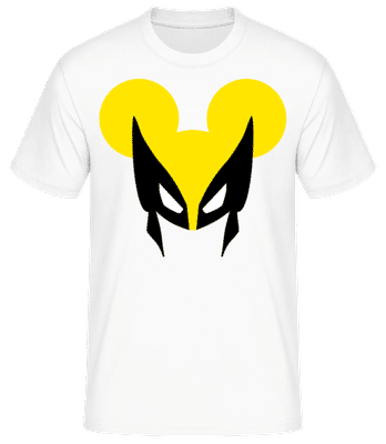 Wolvermouse - T-shirt standard Homme - Blanc - Devant