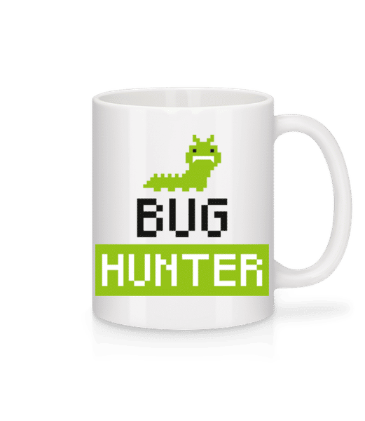 Aperçu: Bug Hunter - Mug en céramique blanc - Blanc - Devant