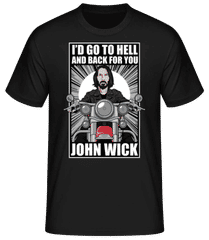 John Wick Biker · Men's Basic T-Shirt