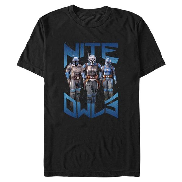 Aperçu: Star Wars - The Mandalorian - Skupina Nite Owl - Homme T-shirt - Noir - Devant