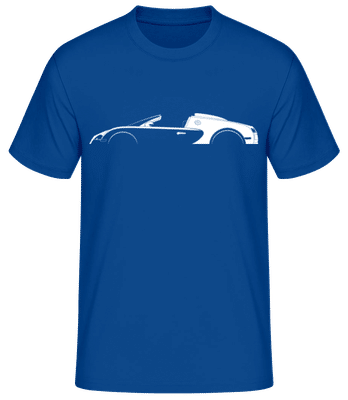 'Bugatti Veyron Grand Sport' Silhouette - Men's Basic T-Shirt - Royal blue - Front