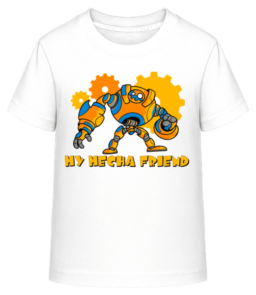 Aperçu: Mecha Friend - T-shirt shirtinator Enfant - Blanc - Devant