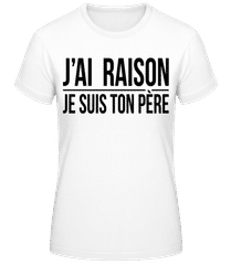 Je Suis Ton Père Noir · T-shirt femme B&C
