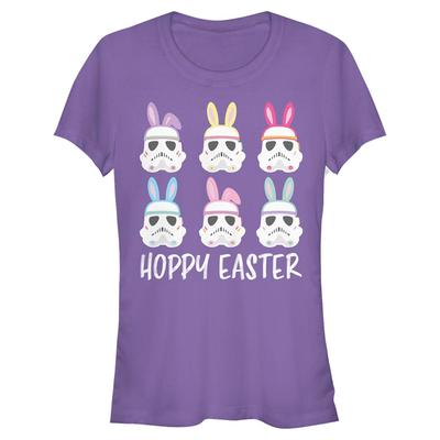 Star Wars - Trooper Hoppy Stormtrooper - Ostern - Frauen T-Shirt - Lila - Vorne