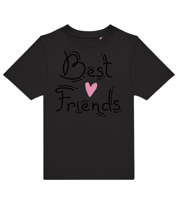 Best Friends - Kids B&C T-Shirt - Black - Front