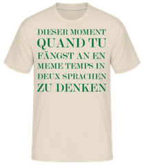 Bilingual Deutsch Französisch · Männer Basic T-Shirt