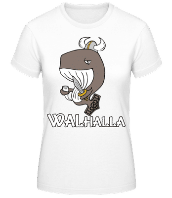 Walhalla - Frauen Basic T-Shirt - Weiß - Vorne