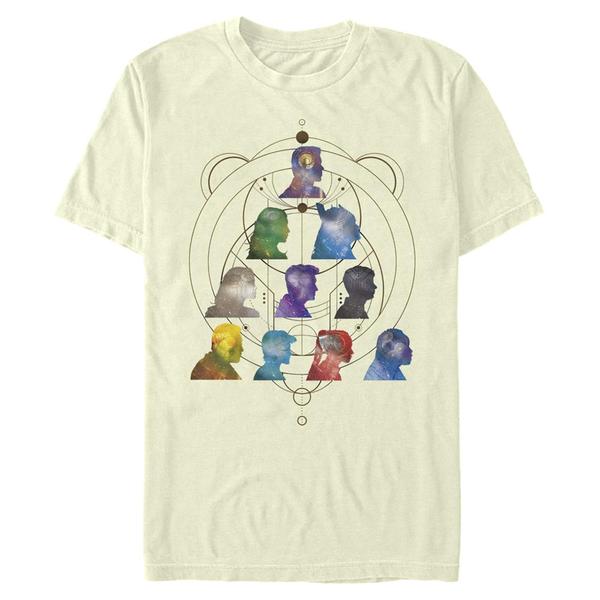 Aperçu: Marvel - Eternals - Photo de groupe Silhouette Heads - Homme T-shirt - Crème - Devant