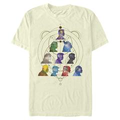 Marvel - Eternals - Group Shot Silhouette Heads - Hombres Camiseta