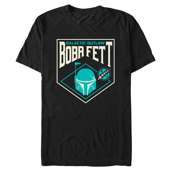 Star Wars - Book of Boba Fett - Boba Fett Galactic Outlaw Badge - Homme T-shirt