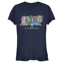 Marvel - Eternals - Photo de groupe Silhouette Heads - Femme T-shirt