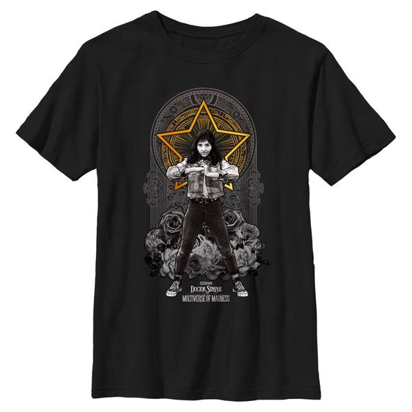 Aperçu: Marvel - Doctor Strange - America Chavez America Multiverse - Enfant T-shirt - Noir - Devant