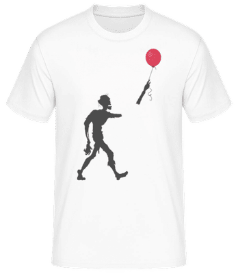 Zombie Ballon - T-shirt standard Homme - Blanc - Devant