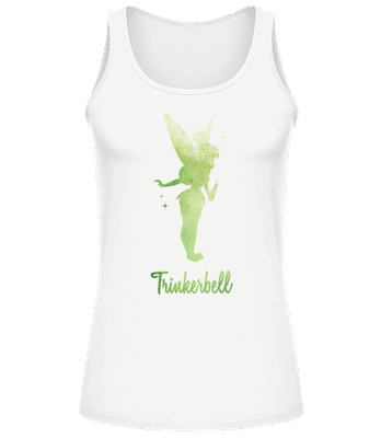 Trinkerbell - Frauen Tank Top - Weiß - Vorne