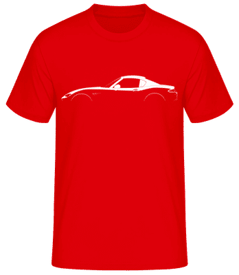 'Mazda MX-5 Miata RF ND' Silhouette - Men's Basic T-Shirt - Red - Front