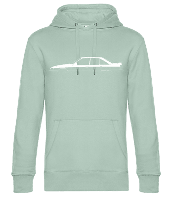 'Opel Omega 3000 A' Silhouette - Männer Standard Hoodie - Mintgrün - Vorne