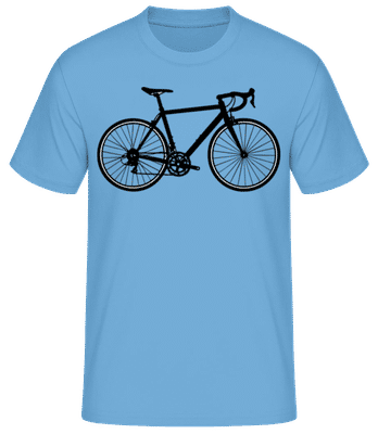 Vélo De Course - T-shirt standard Homme - Bleu clair - Devant