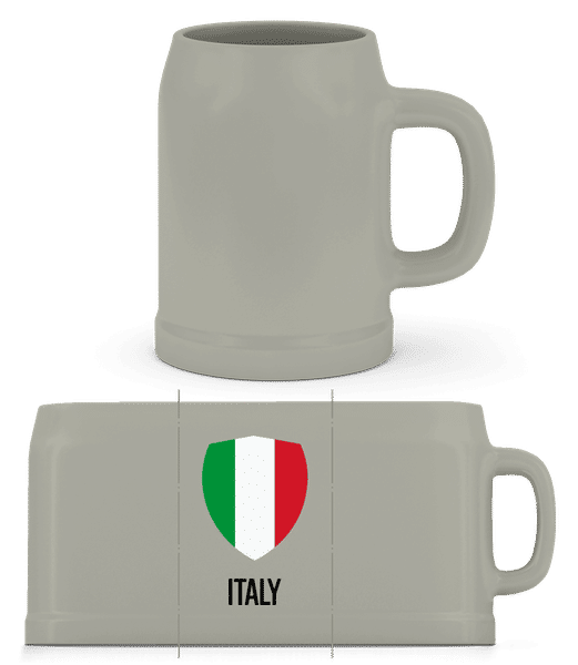 Aperçu: Italy - Chope de bière - Gris - Devant