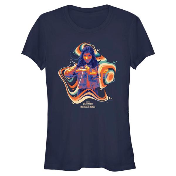 Aperçu: Marvel - Doctor Strange - America Chavez Chavez Groove - Femme T-shirt - Bleu marine - Devant