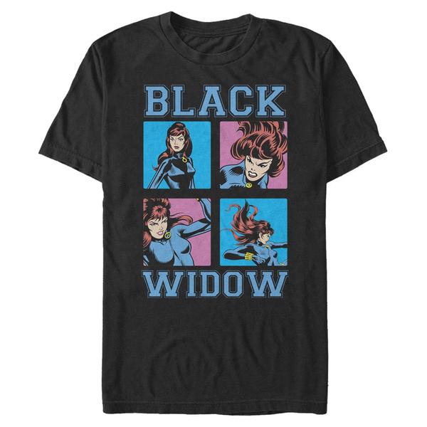 Aperçu: Marvel - Avengers - Black Widow Pop Widow - Homme T-shirt - Noir - Devant
