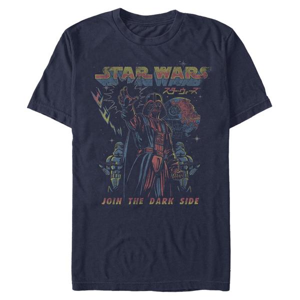 Aperçu: Star Wars - Darth Vader & Stormtroopers Vader Kanji - Homme T-shirt - Bleu marine - Devant