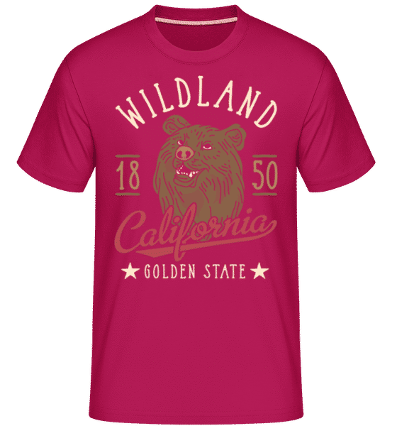 Preview: Wildland California -  Shirtinator Men's T-Shirt - Magenta - Front