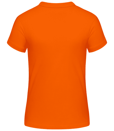 Take It Easy - Frauen T-Shirt B&C - Orange - Hinten