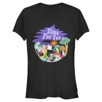 Disney - Alice in Wonderland - Mad Hatter Tea Time Filled - Women's T-Shirt - Black - Front