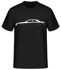 'Mercedes-Benz CLA C117' Silhouette · Men's Basic T-Shirt
