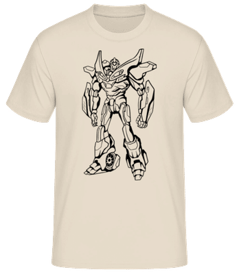 Transformer 2 Outline - Men's Basic T-Shirt - Cream - Front