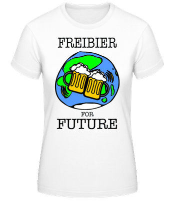 Freibier For Future - Women's B&C T-Shirt - White - Front
