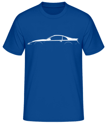 'Nissan 300ZX (Z32)' Silhouette - Männer Basic T-Shirt - Royalblau - Vorne