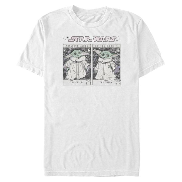 Aperçu: Star Wars - The Mandalorian - The Child BB Yoda Tarot - Homme T-shirt - Blanc - Devant