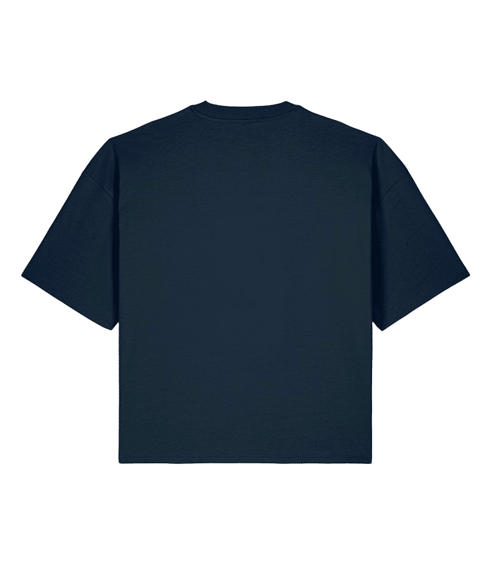 Preview: Unisex Organic Boxy Stanley Stella T-Shirt - Navy - Back