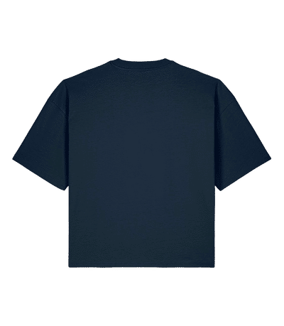 Unisex Organic Boxy Stanley Stella T-Shirt - Navy - Back