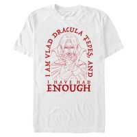 Netflix - Castlevania - Dracula Had Enough - Hombres Camiseta - Blanco - delante